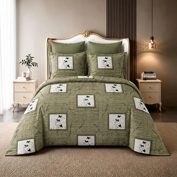Green_Cotton_Super_King_Double_Bedsheet_For_Bedroom