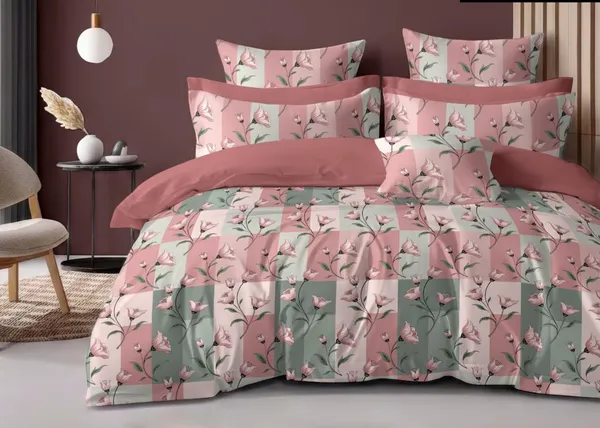 Pink_Cotton_Super_King_Double_Bedsheet_For_Bedroom