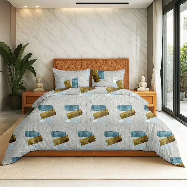 Multicolor_Cotton_Super_King_Double_Bedsheet_For_Bedroom