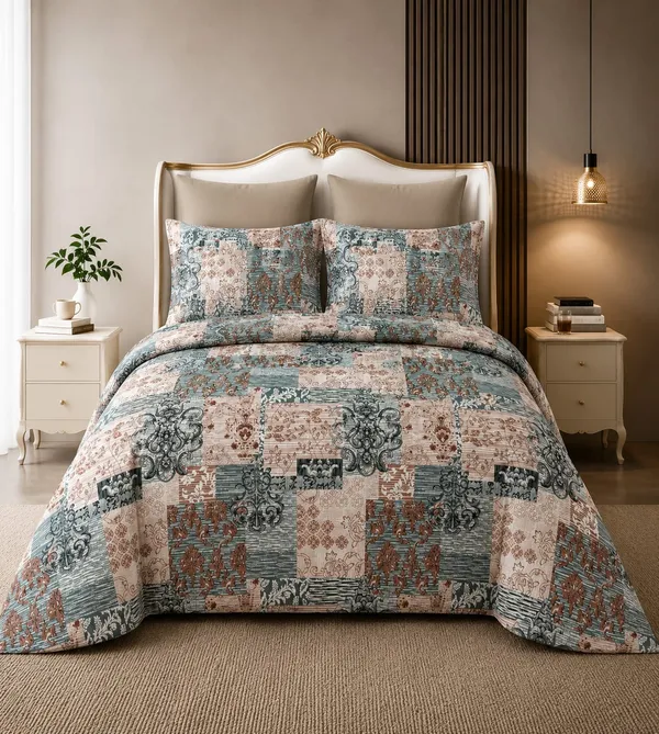 Multicolor_Cotton_Super_King_Double_Bedsheet_For_Bedroom