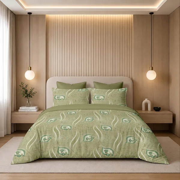Green_Cotton_Super_King_Double_Bedsheet_For_Bedroom