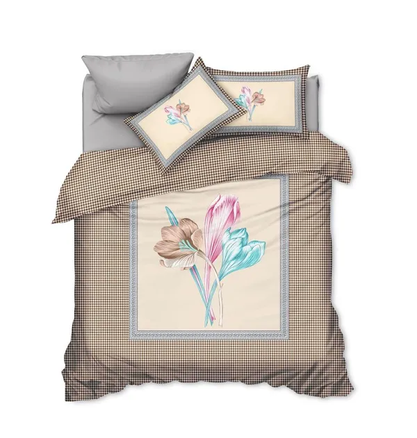 Beige_Cotton_Super_King_Double_Bedsheet_For_Bedroom