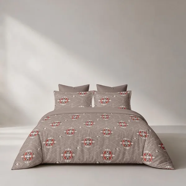 Taupe_Cotton_Super_King_Double_Bedsheet_For_Bedroom
