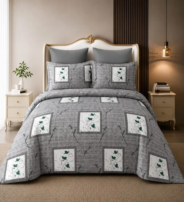 Grey_Cotton_Super_King_Double_Bedsheet_For_Bedroom