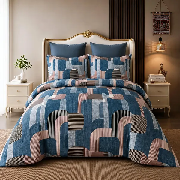 Multicolor_Cotton_Super_King_Double_Bedsheet_For_Bedroom