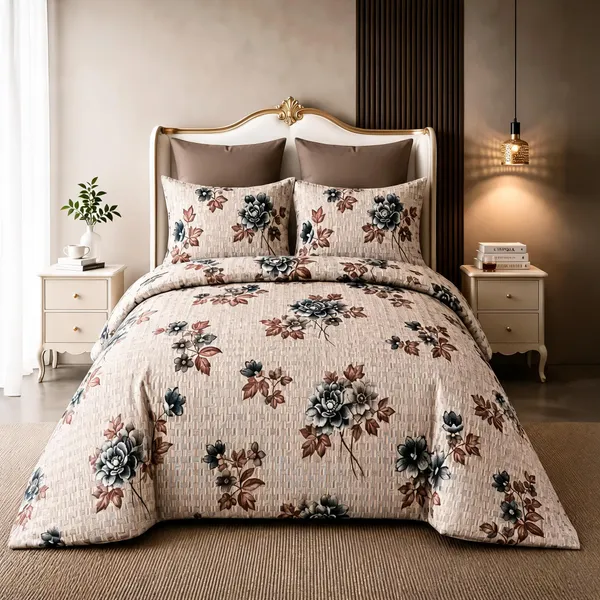 Multicolor_Cotton_Super_King_Double_Bedsheet_For_Bedroom