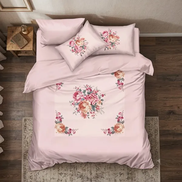 Pink_Cotton_Super_King_Double_Bedsheet_For_Bedroom