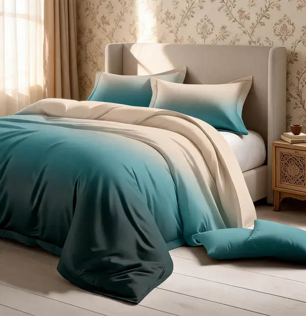 Teal_Cotton_Super_King_Double_Bedsheet_For_Bedroom