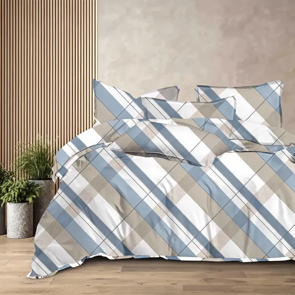 Blue_Grey_Cotton_Super_King_Double_Bedsheet_For_Bedroom