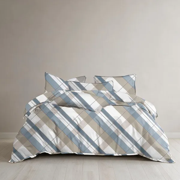 Blue_Grey_Cotton_Super_King_Double_Bedsheet_For_Bedroom