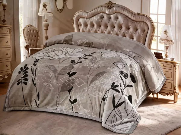 Grey_Cotton_Double_Bedsheet_For_Bedroom