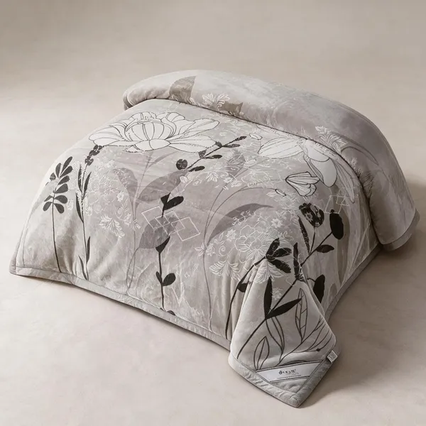 Grey_Cotton_Double_Bedsheet_For_Bedroom