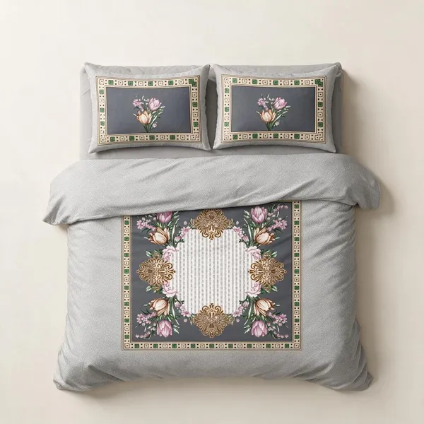 Grey_Cotton_Super_King_Double_Bedsheet_For_Bedroom