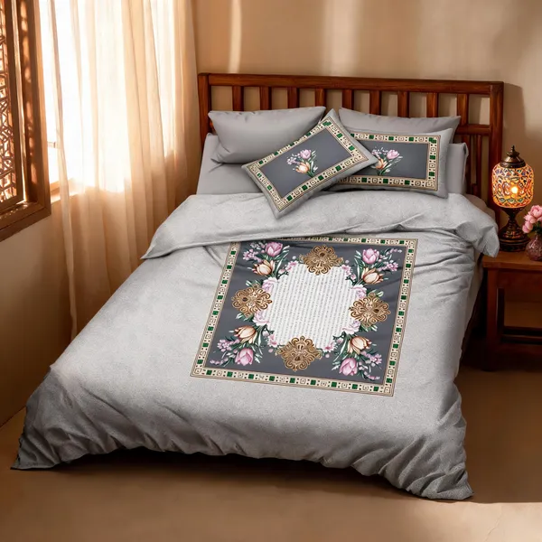 Grey_Cotton_Super_King_Double_Bedsheet_For_Bedroom