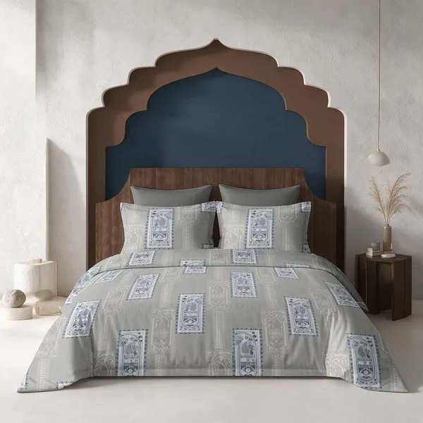 Grey_Cotton_Super_King_Double_Bedsheet_For_Bedroom