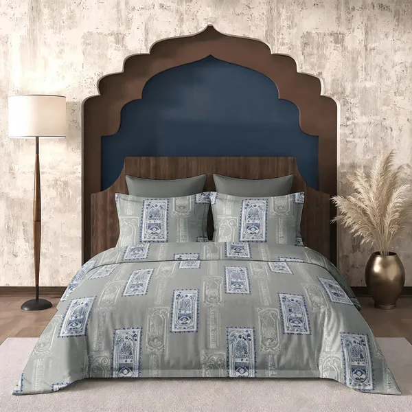 Grey_Cotton_Super_King_Double_Bedsheet_For_Bedroom