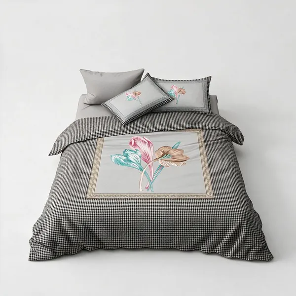 Grey_Cotton_Super_King_Double_Bedsheet_For_Bedroom
