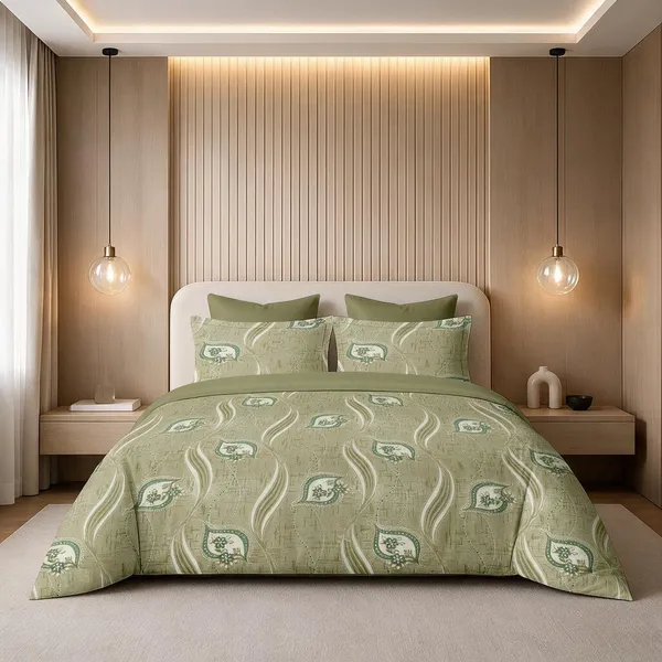 Green_Cotton_Super_King_Double_Bedsheet_For_Bedroom
