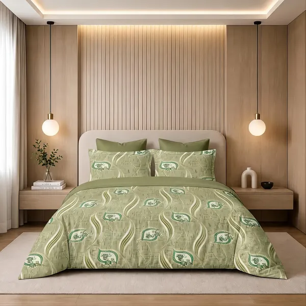 Green_Cotton_Super_King_Double_Bedsheet_For_Bedroom