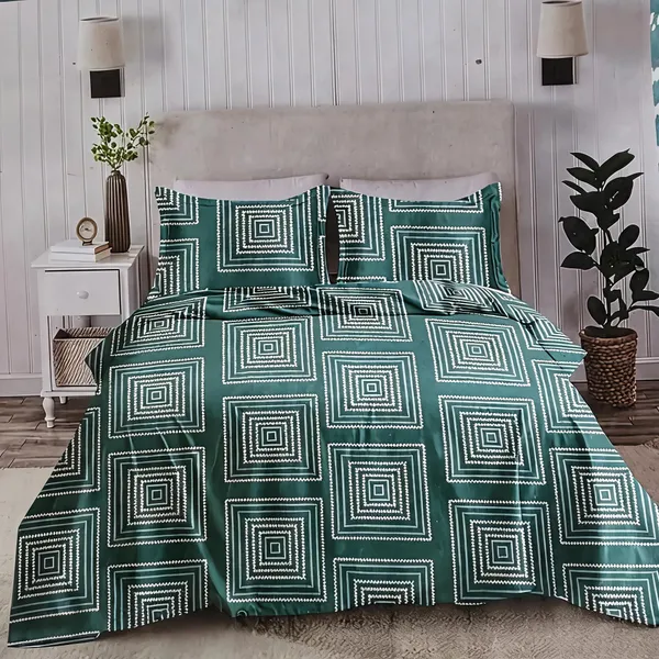 Green_Cotton_Double_Bedsheet_For_Bedroom