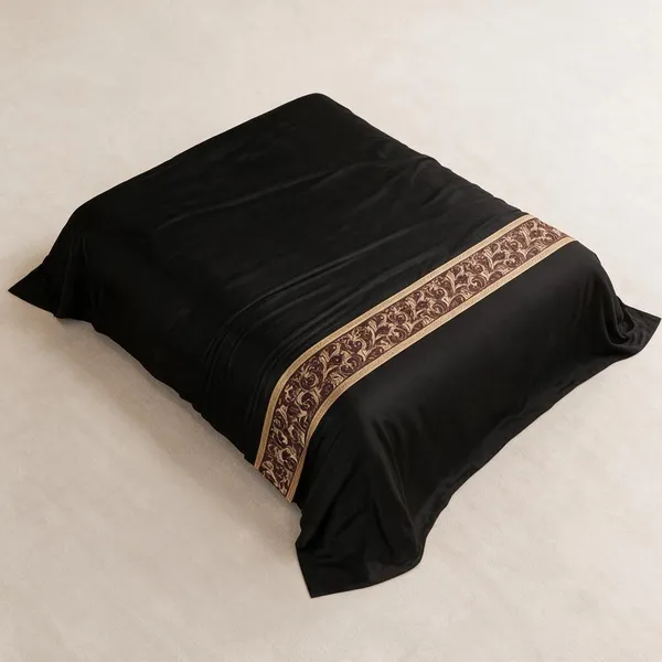 Black_Cotton_Double_Bedsheet_For_Bedroom