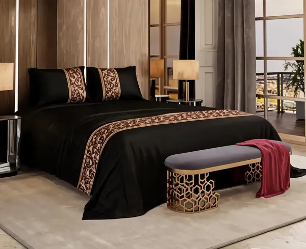 Black_Cotton_Double_Bedsheet_For_Bedroom