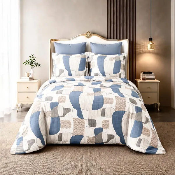 Multicolor_Cotton_Super_King_Double_Bedsheet_For_Bedroom