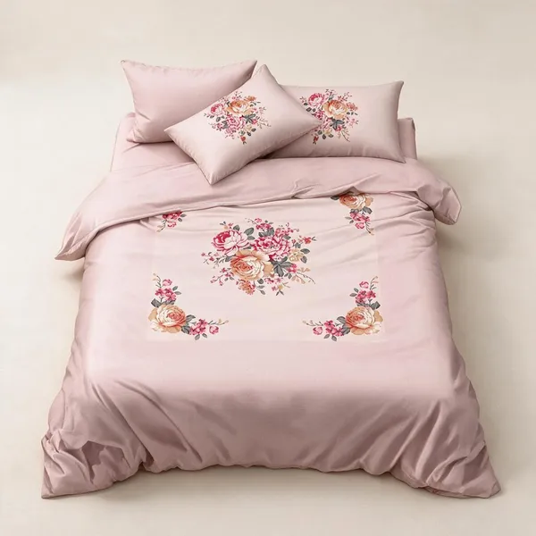 Pink_Cotton_Super_King_Double_Bedsheet_For_Bedroom
