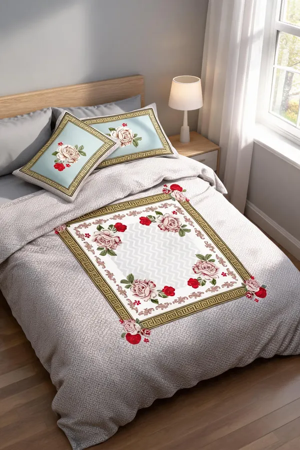 Grey_Cotton_Super_King_Double_Bedsheet_For_Bedroom