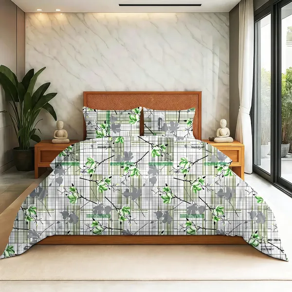 Grey_Cotton_Super_King_Double_Bedsheet_For_Bedroom
