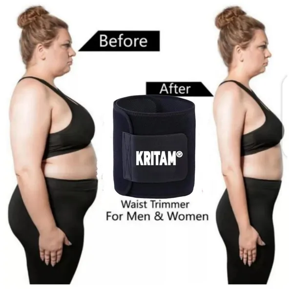 Black_Adjustable_Waist_Support_Belt_For_Fitness
