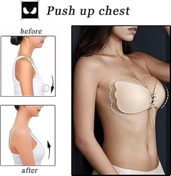 Beige_Strapless_Push_Up_Bra_For_Women