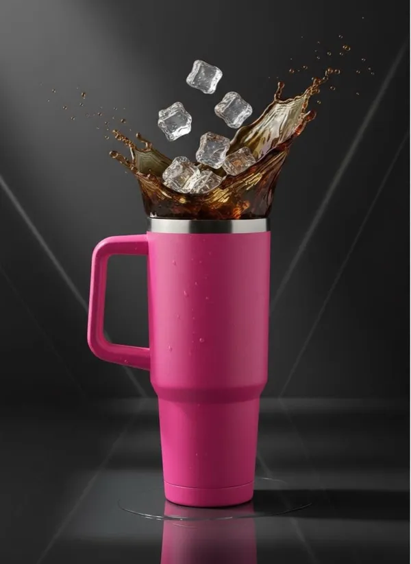 Pink_Modern_Solid_Tumbler_With_Straw