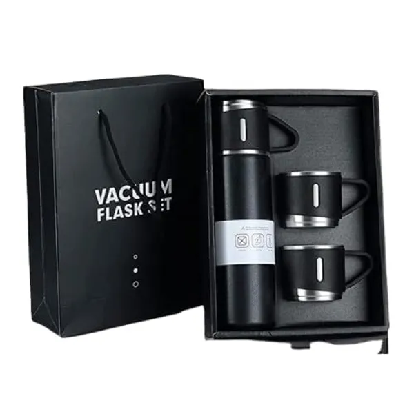 Stainless_Steel_Black_Vacuum_Flask_Set_With_2_Cups