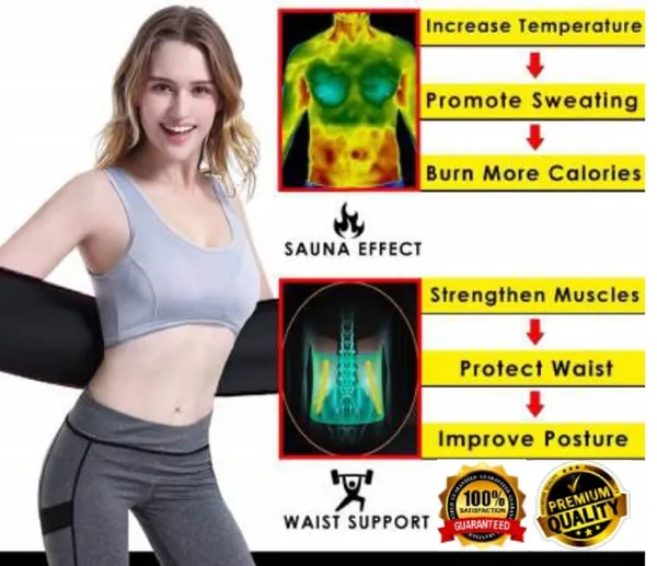 Kritam_Black_Waist_Support_Belt_For_Women
