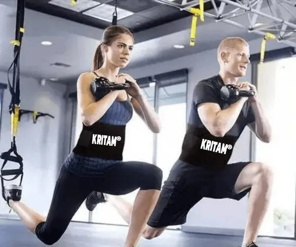Black_Adjustable_Waist_Support_Belt_For_Fitness