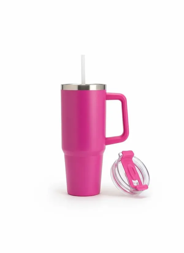 Pink_Modern_Solid_Tumbler_With_Straw