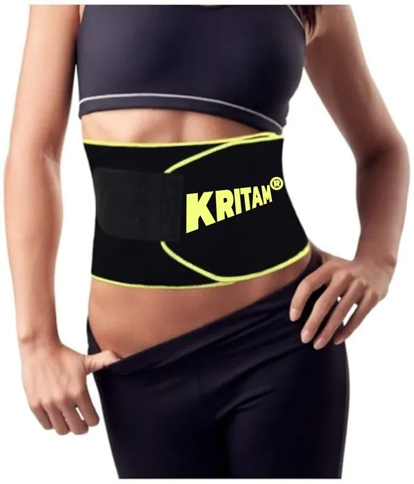 Kritam_Black_Waist_Support_Belt_For_Women