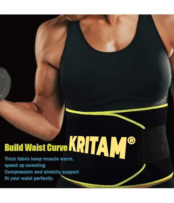 Kritam_Black_Waist_Support_Belt_For_Women