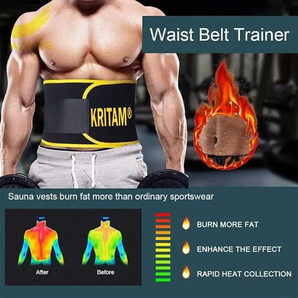 Kritam_Black_Waist_Support_Belt_For_Women