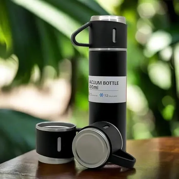 Stainless_Steel_Black_Vacuum_Flask_Set_With_2_Cups