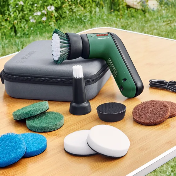 Green_Cordless_Electric_Spin_Scrubber_With_Cleaning_Accessories