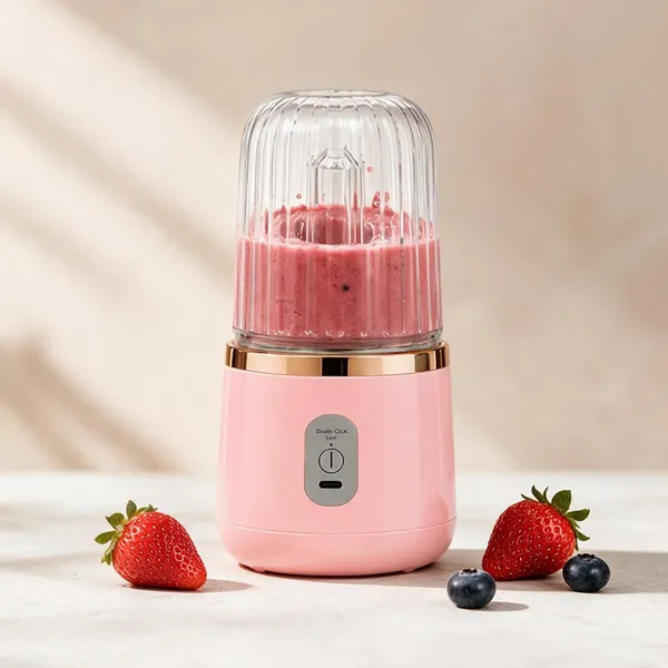 Pink_Portable_Usb_Rechargeable_Blender