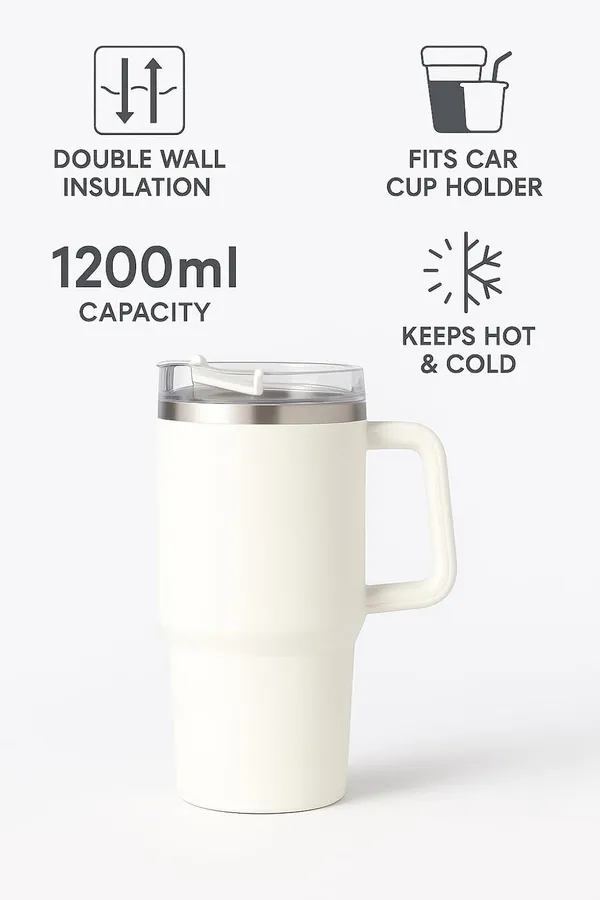 White_Stainless_Steel_Travel_Tumbler_With_Straw