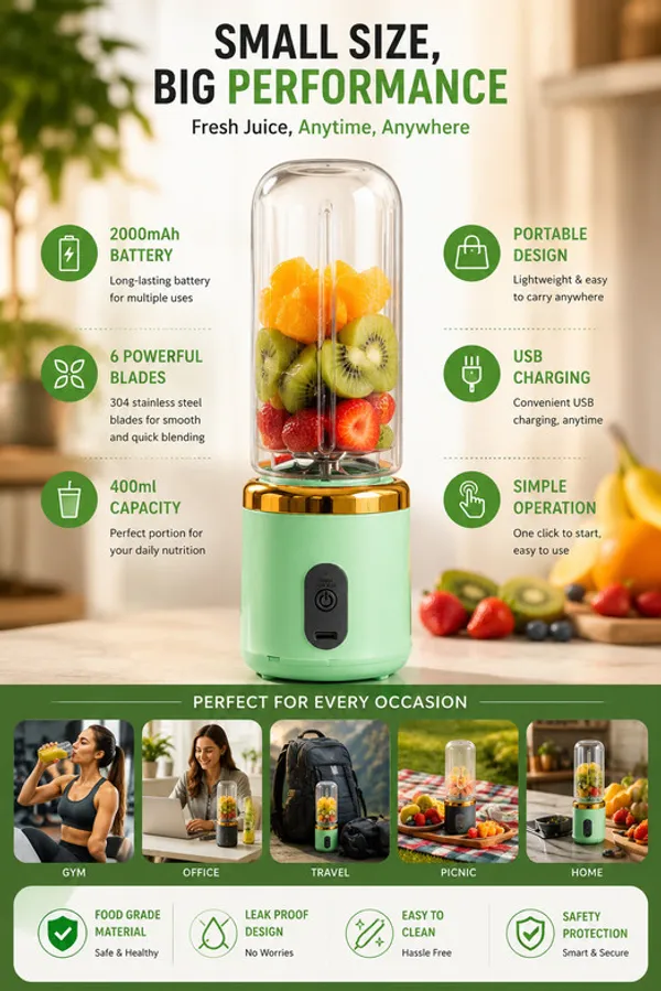 Portable_Usb_Rechargeable_Juicer_Blender