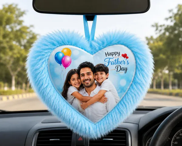 Heart_Photo_Car_Hanger_With_Keychain