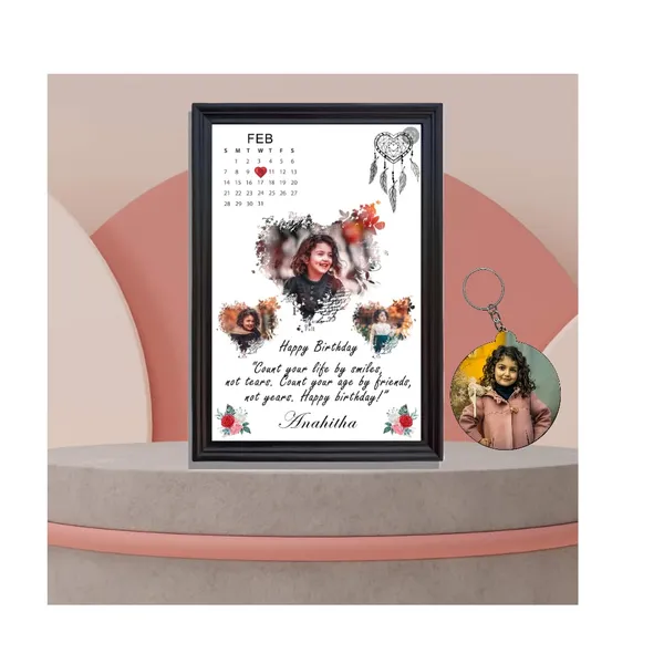 Photo_Calendar_Frame_With_Keychain