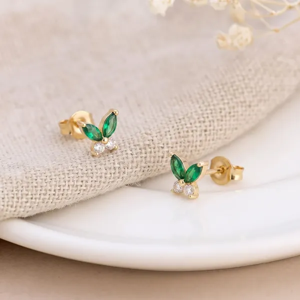 Gold_Plated_Butterfly_Stud_Earrings