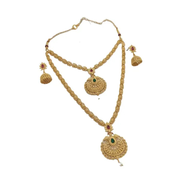 Temple_Necklace_Set_With_Jhumka_Earrings