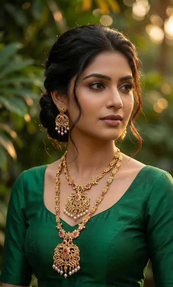 Temple_Necklace_Set_With_Earrings
